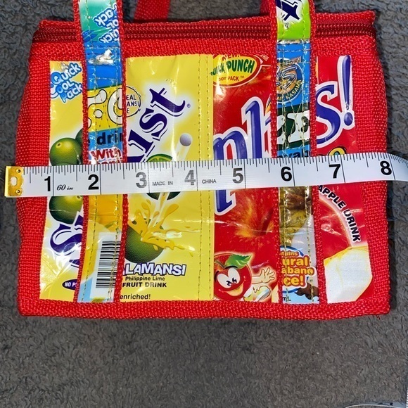 Upcycled lunch‎ bag and pencil case - Picture 11 of 13